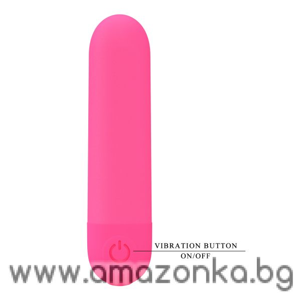 Мини USB презареждаем виброкуршум Pretty Love-Stefan-10 функции Розов