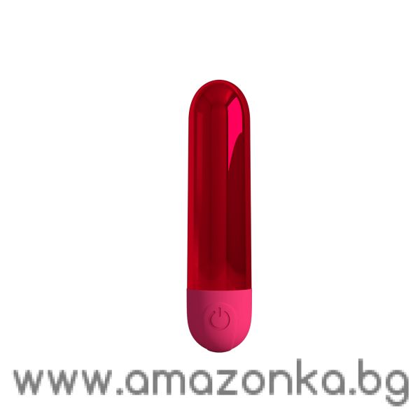 Премиум безжичен метално виброяйце куршум с USB зареждане Pretty Love Kiwi– 10 см