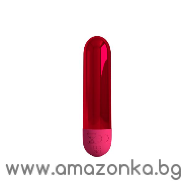 Премиум безжичен метално виброяйце куршум с USB зареждане Pretty Love Kiwi– 10 см