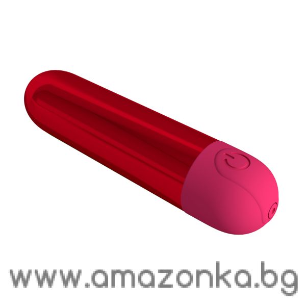Премиум безжичен метално виброяйце куршум с USB зареждане Pretty Love Kiwi– 10 см
