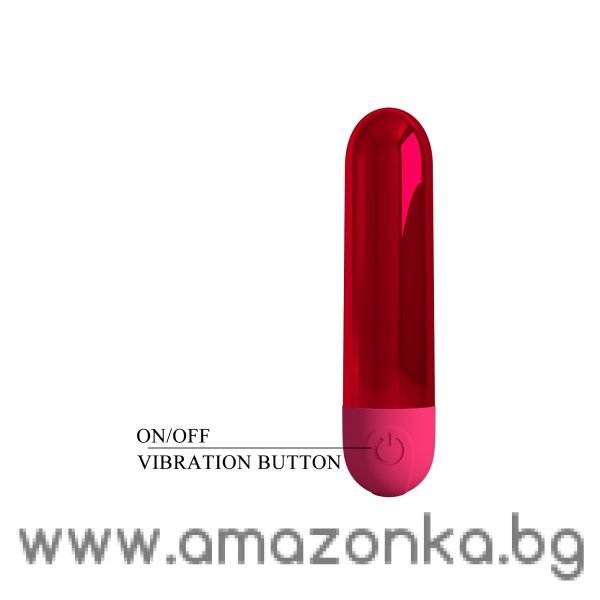 Премиум безжичен метално виброяйце куршум с USB зареждане Pretty Love Kiwi– 10 см