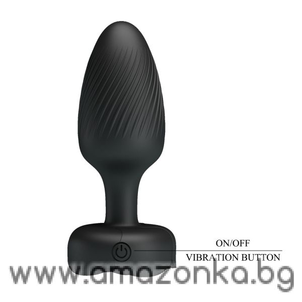 Вибриращ светещ анален разширител PRETTY LOVE VARIAN 10.8 CM