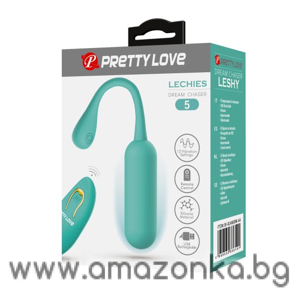 Силиконово вибриращо яйце с безжично дистанционно управление PRETTY LOVE LECHIES 
