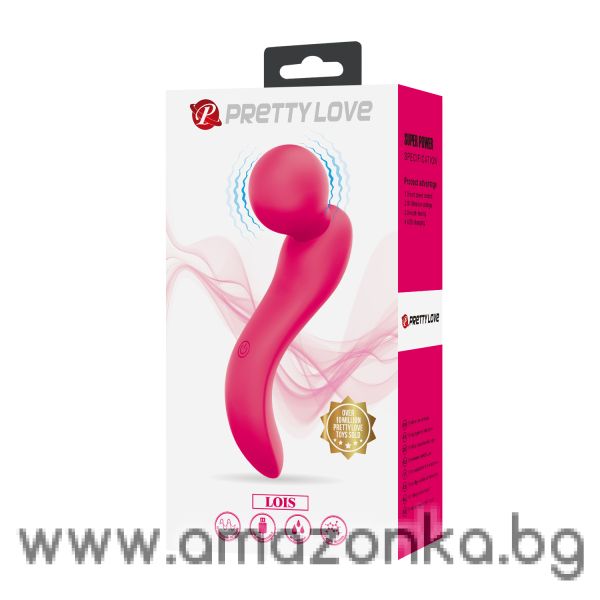 Силиконов безжичен вандов масажор с гъвкава глава PRETTY LOVE LOIS 