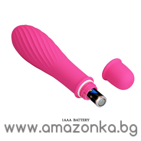 Pretty Love–Solomon Silicone 10 function Vibrator (Pink)