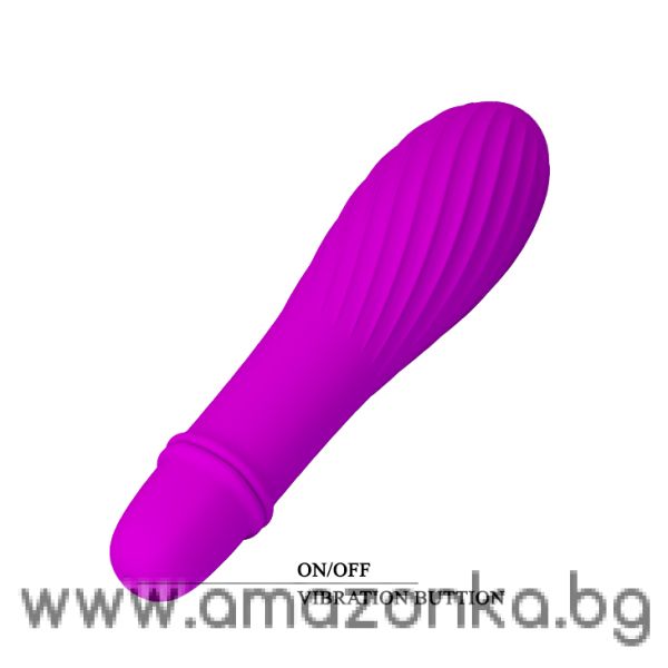 Мини вибратор Jonathan 10func silicone 12см/2.3см