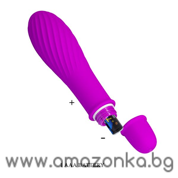 Мини вибратор Jonathan 10func silicone 12см/2.3см