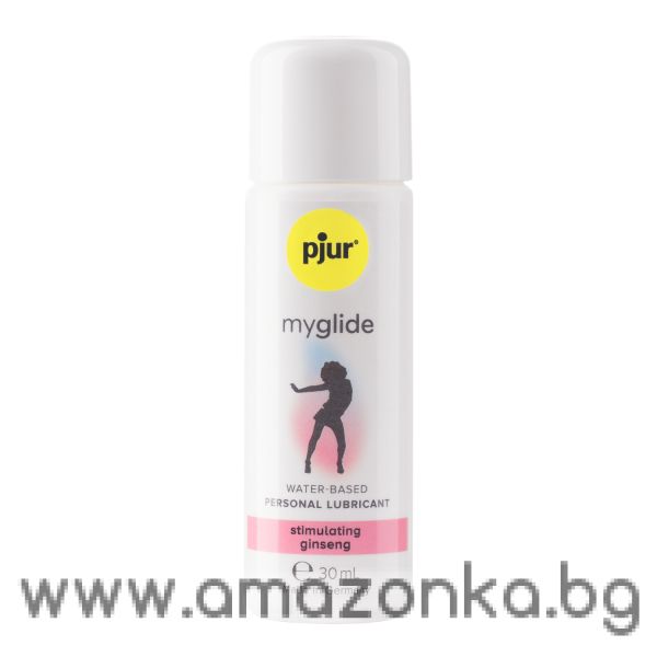  pjur myglide-Стимулиращ и затоплящ интимен лубрикант за жени с корен от женшен (30 мл)