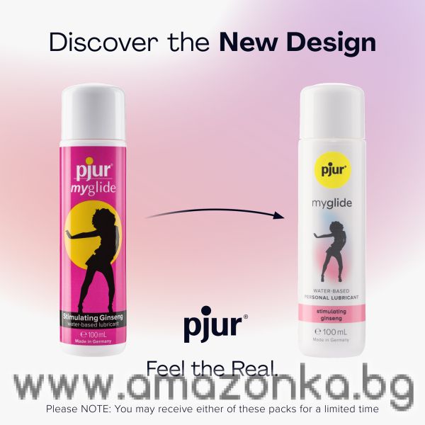  pjur myglide-Стимулиращ и затоплящ интимен лубрикант за жени с корен от женшен (30 мл)