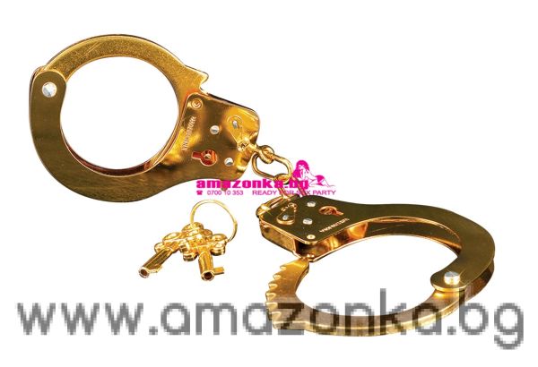 Белезници FETISH Gold Metal Cuffs