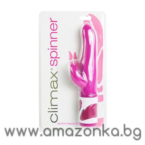 Мултифункционален вибратор - "Climax® Spinner 6x Pink Rabbit-Style"