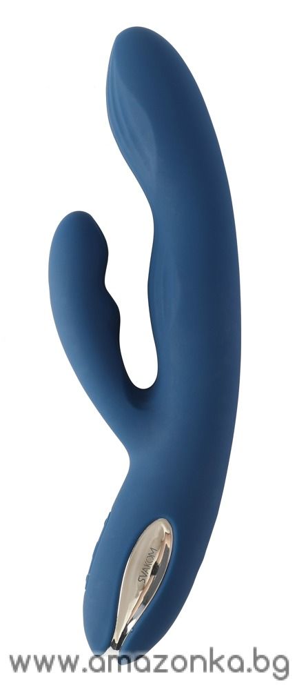 Svakom - Aylin Powerful Pulsating Dual-Headed Vibrator Dark Blue