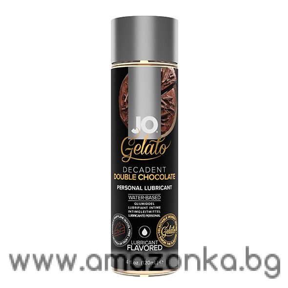 System JO - Gelato Decadent Double Chocolate Lubricant Water-Based 120 ml