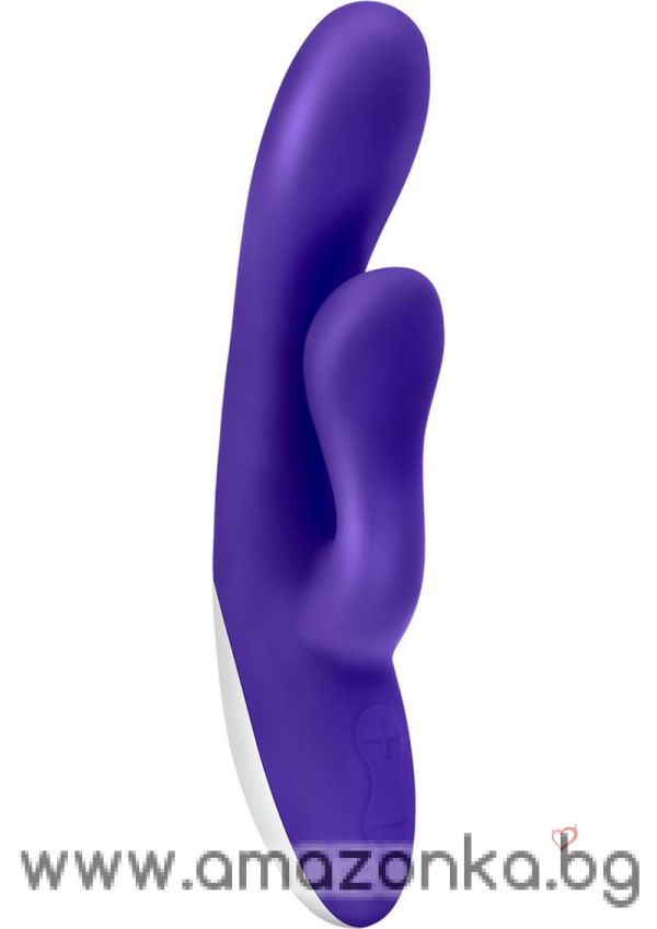 Мултифункционален вибратор за G-точка - "Pleasure Bunny Trix Purple" 17.78см
