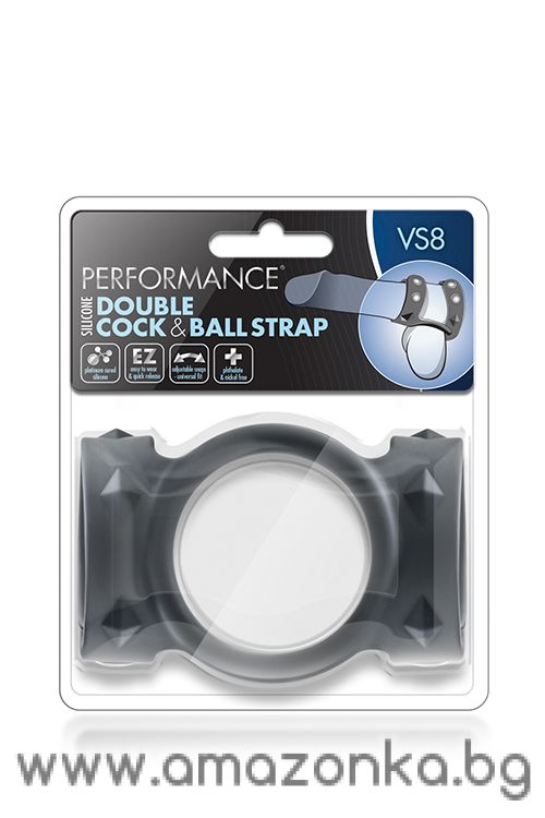 PERFORMANCE VS8 DOUBLE COCK & BALL STRAP