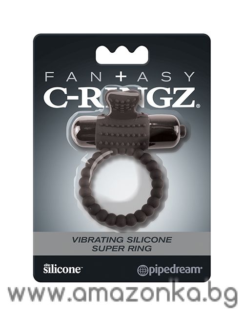 FANTASY C-RINGZ VIBRATING SUPER RING black
