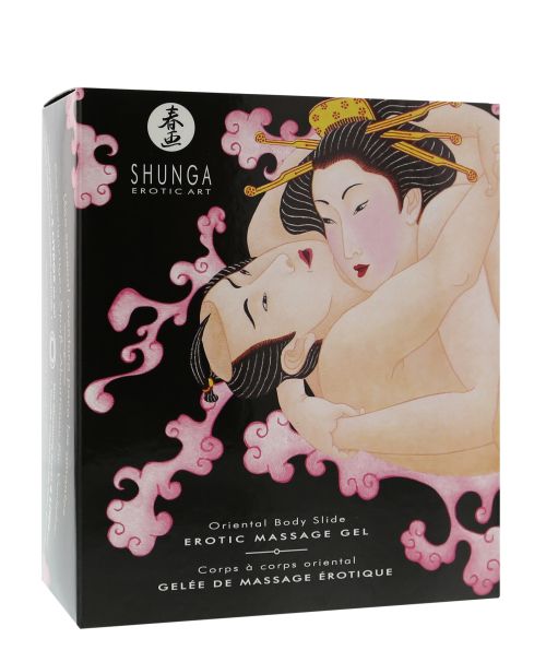 "Shunga" ORIENTAL MASSAGE GEL STRAWBERRIES 2X250ML.