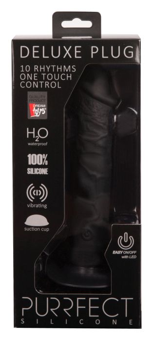 PURRFECT SILICONE ONE TOUCH BLACK