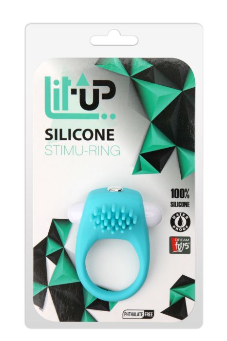 RINGS OF LOVE SILICONE STIMU RING BLUE