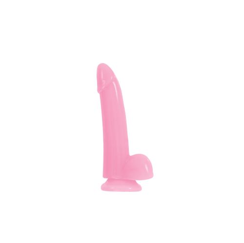 FIREFLY SMOOTH GLOWING DONG 5INCH PINK