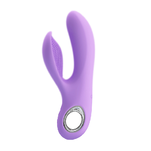 Мултифункционален вибратир Pretty Love Canrol Nubby Rabbit Vibe - 7 Function Pastel Purple