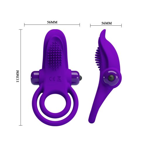 Vibrating Cock Ring Couples Vibrator with 10 Powerful Vibration