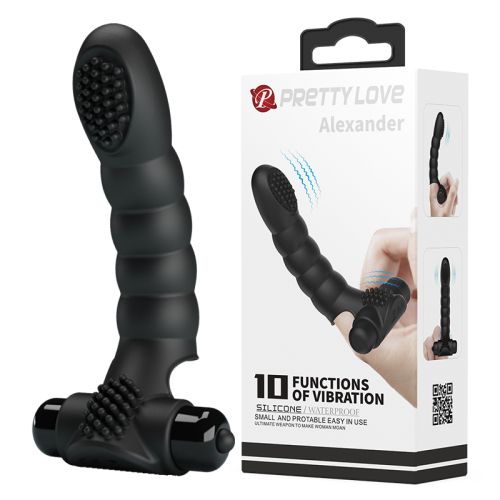 Pretty Love Alexander Finger Vibrator Sleeve Clitoris Massager G-Spot Stimulator