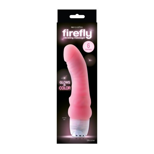 FIREFLY 6INCH VIBRATING MASSAGER PINK
