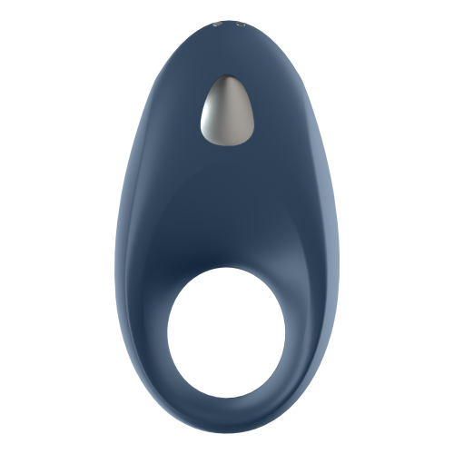 SATISFYER Mighty One Vibrating Ring with APP Blue