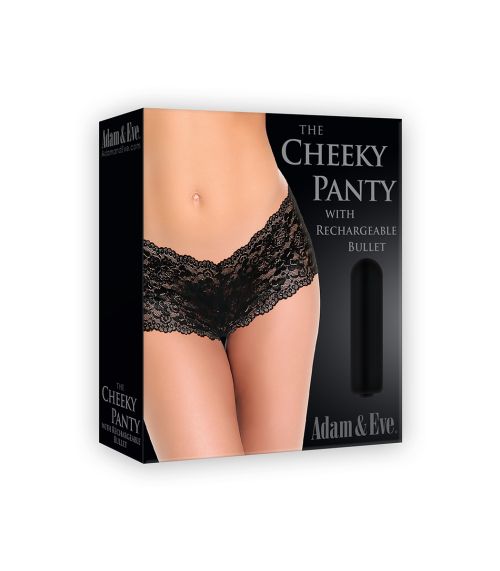A&amp;E CHEEKY PANTY WITH BULLET BLACK