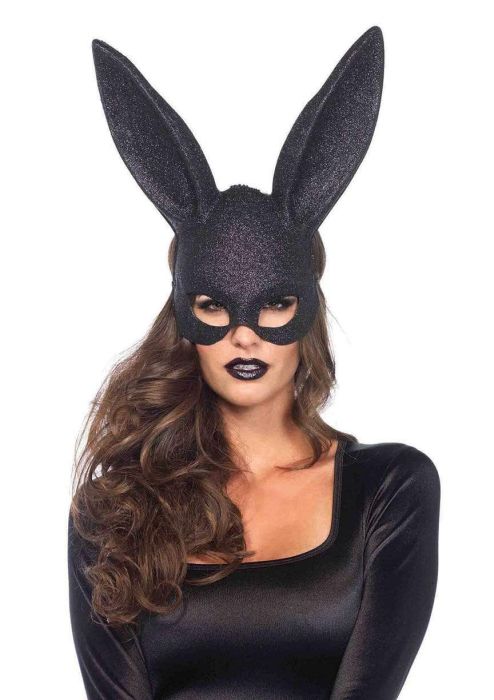 Glitter masquerade rabbit mask Leg Avenue