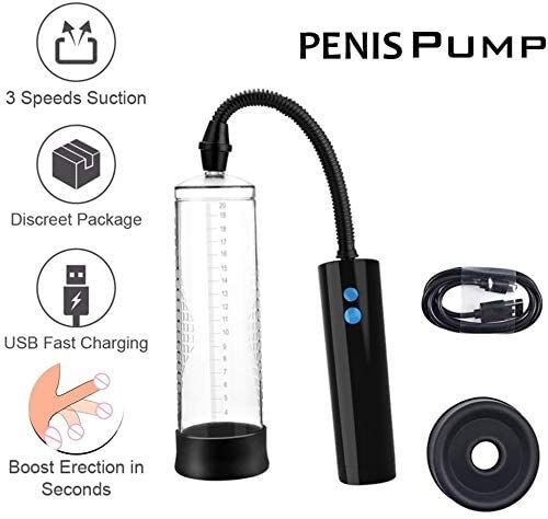 Автоматична пенис помпа - Auto penis pump USB RECHARGE AS Silicone - Passion Pump