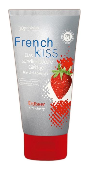 Орален лубрикант,френска целувка с вкус на ягода–Frenchkiss 75ml