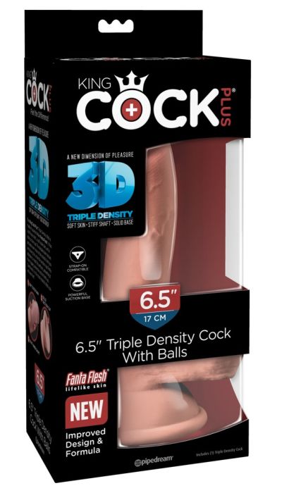 6.5" Triple Density Cock with Balls