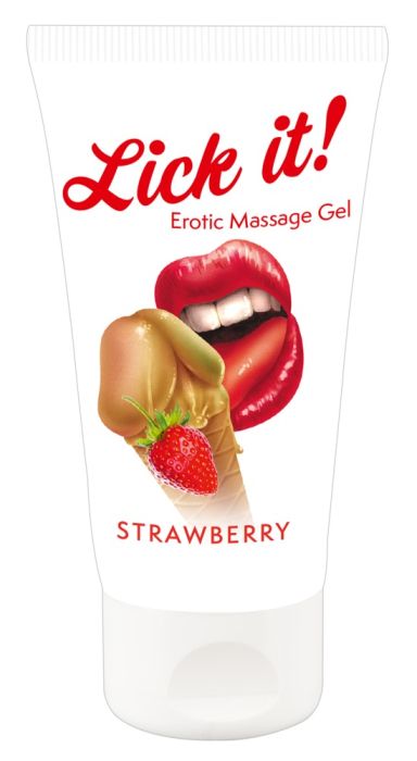 Erotic Massage Gel Strawberry 50ml