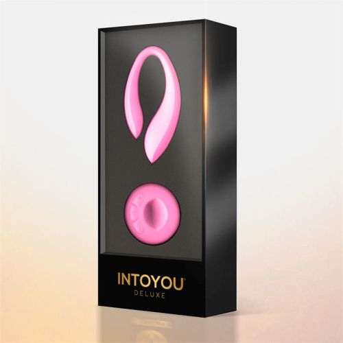 INTOYOU DELUXE Couple Toy Couple Vibe with Skeleton 180º USB Silicone