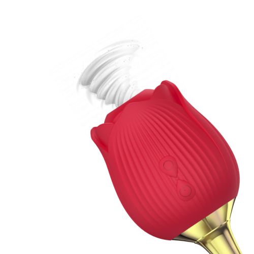 Martinella Clitoris Sucker with Point Vibrator Hot Red