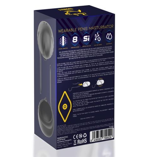 TORO Clipex Adjustable Male Masturbator with Clip System Premium Silicone Magnetic USB