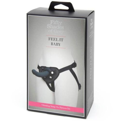 FIFTY SHADES OF GREY Feel it Baby Strap On Dildo with Vibration