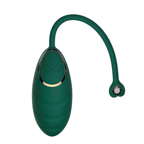 INTOYOU DELUXE Anda Vibrating Egg with Remote Control Blackish Green