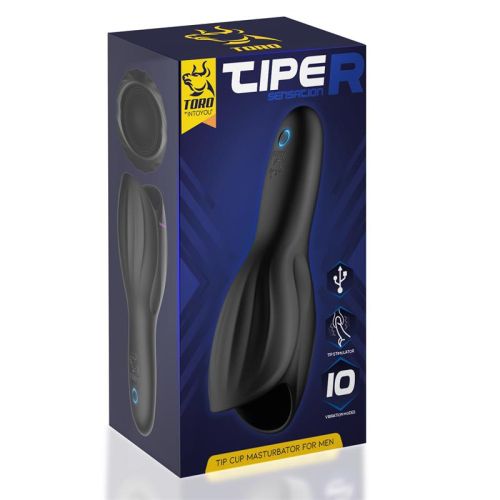 TORO Tiper Tip Cup Masturbator for Men Silicone USB