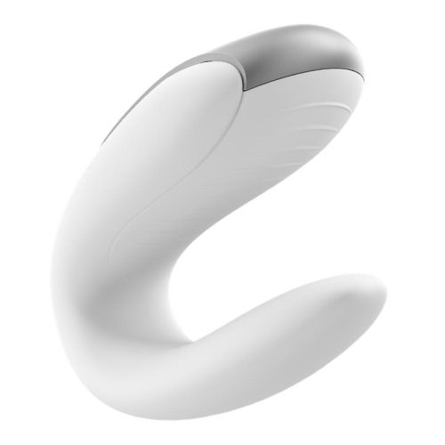 SATISFYER Double Fun Couple Vibe with APP and Remote Control White