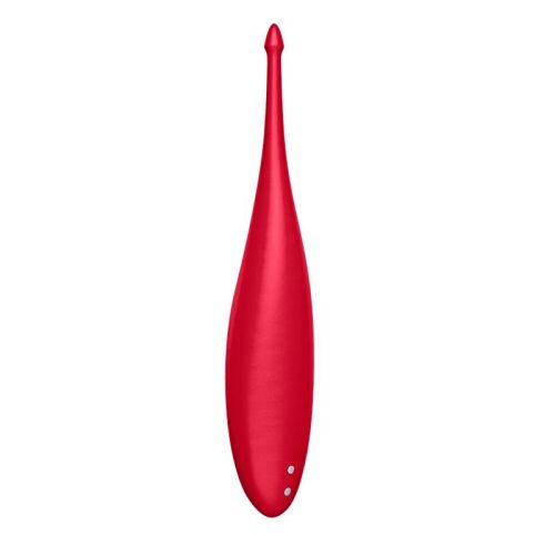 SATISFYER Twirling Fun Tip Vibrator Silicone USB Red