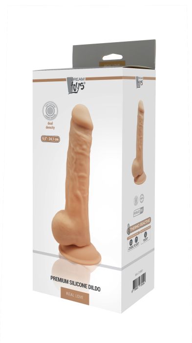 REAL LOVE DILDO 9.5INCH FLESH