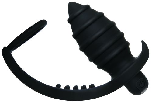 ZERO TOLERANCE RECHARGEABLE COCKRING & ANAL VIBE BLACK