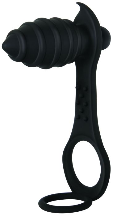 ZERO TOLERANCE RECHARGEABLE COCKRING & ANAL VIBE BLACK