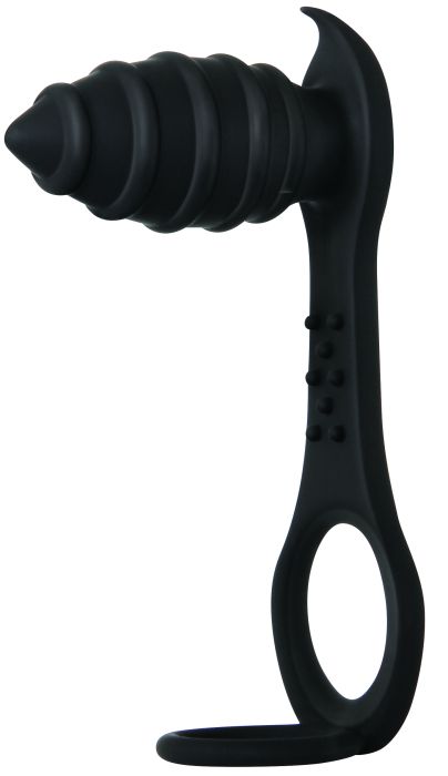 ZERO TOLERANCE RECHARGEABLE COCKRING & ANAL VIBE BLACK