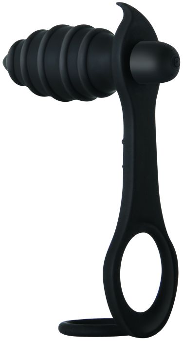 ZERO TOLERANCE RECHARGEABLE COCKRING & ANAL VIBE BLACK