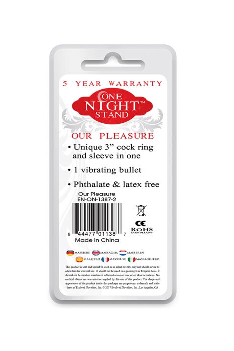 EVOLVED OUR PLEASURE ONE NIGHT STAND