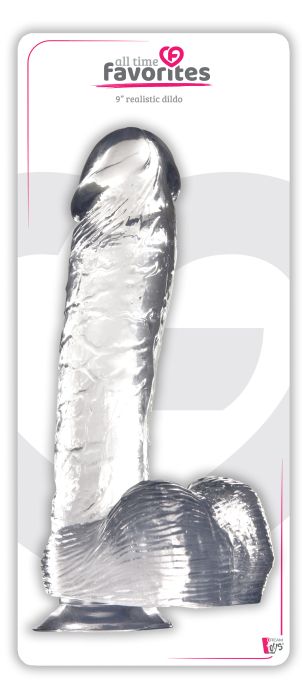 ALL TIME FAVORITES 9INCH REALISTIC DILDO